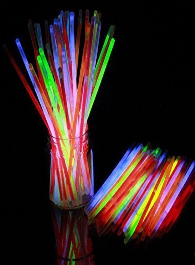 kunya® Glow Stick, Glow Stick Bracelets, Colors Party Favors Supplies Light up Toys Glow Sticks Mixed Colors (Pack of 100) - Image 2